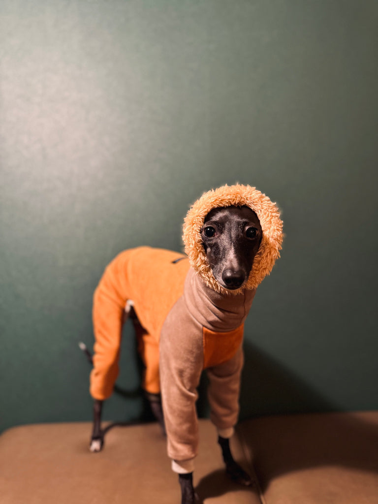 "Sumer" Suede Knit SuperHeat Rompers-CARROT&BROWN