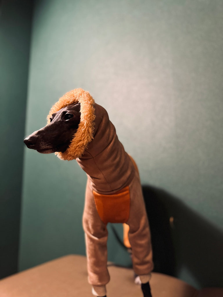 "Sumer" Suede Knit SuperHeat Rompers-CARROT&BROWN