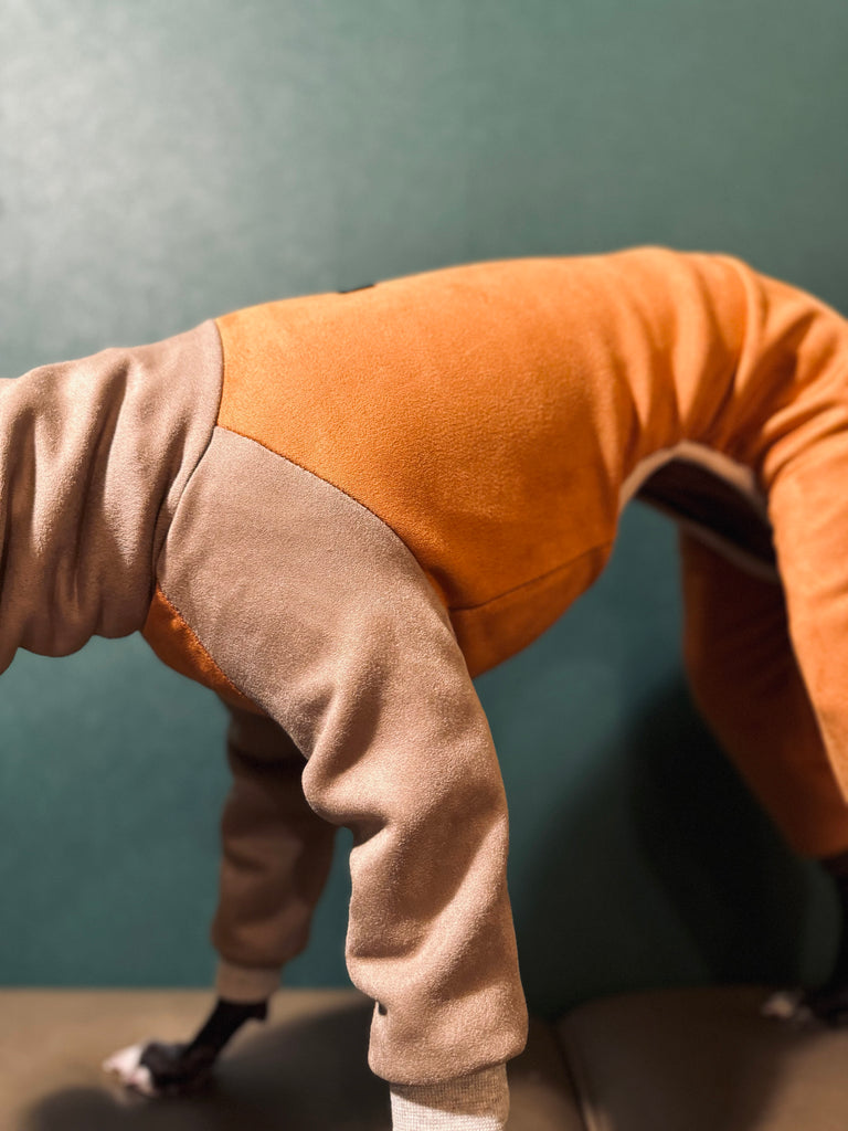 "Sumer" Suede Knit SuperHeat Rompers-CARROT&BROWN