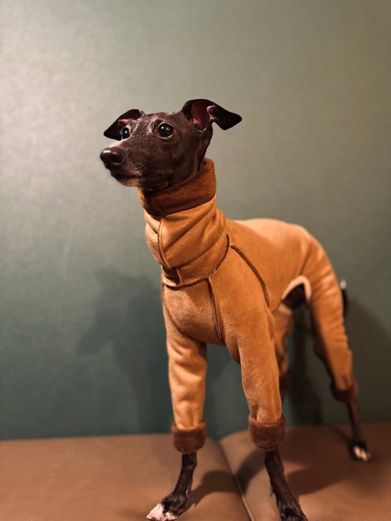 "Sumer" Mouton Heat Rompers- COCOA