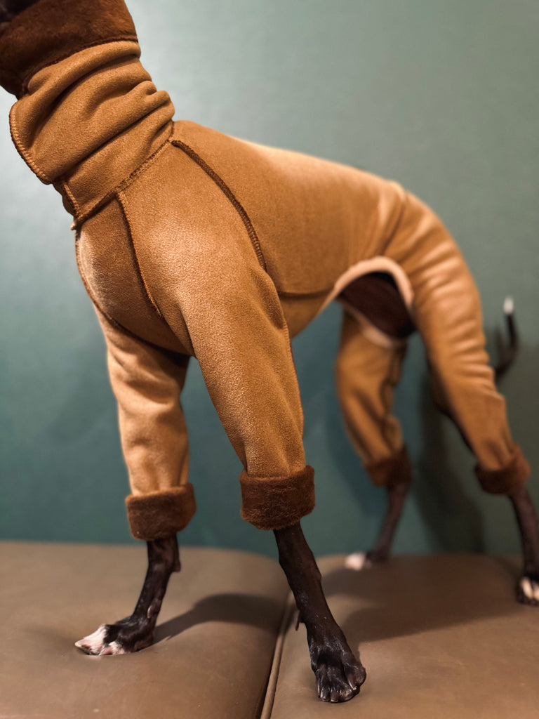 "Sumer" Mouton Heat Rompers- COCOA