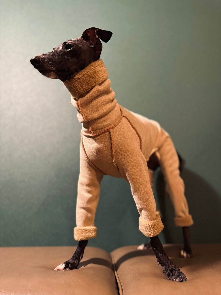 "sumer" Mouton Heat Rompers- BEIGE