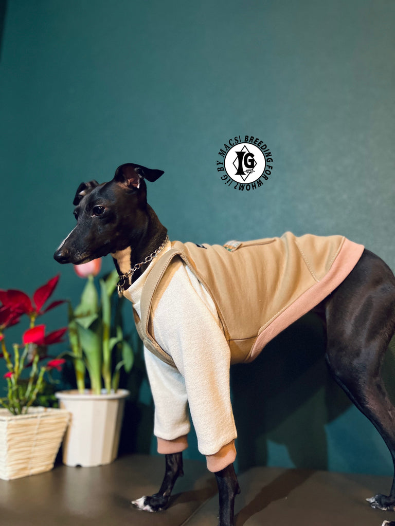 "The Night Blossom" Overall layered Pullover White/Beige Color