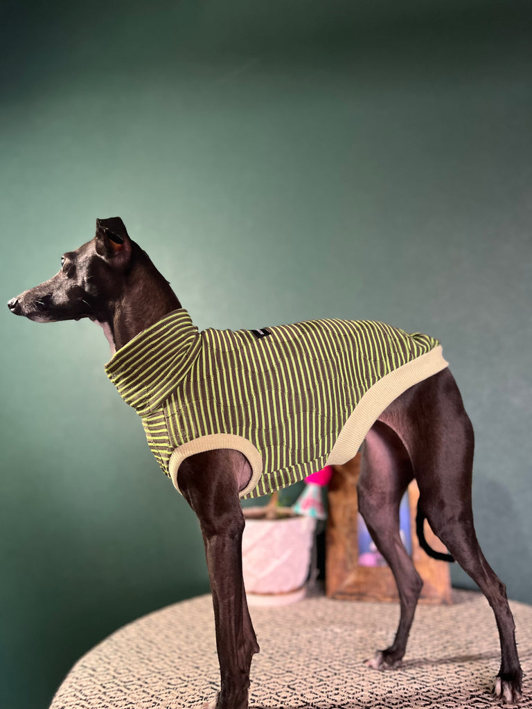 "HYGGE2"Stretch Wave Knit No-Sleeve No.1