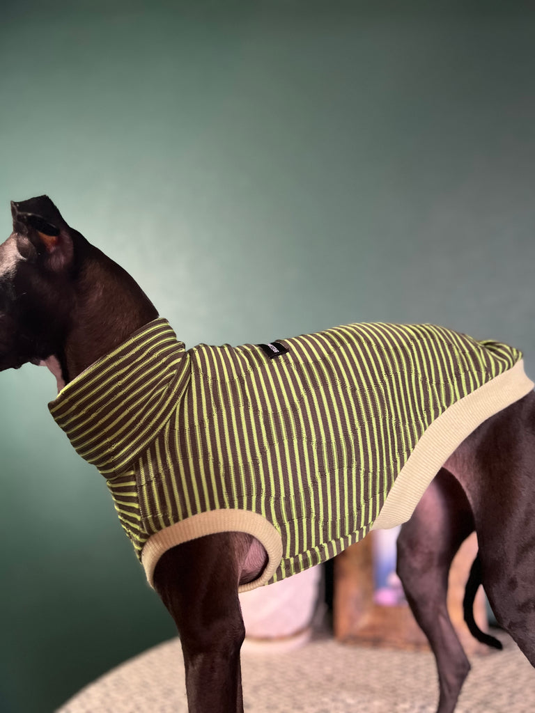 "HYGGE2"Stretch Wave Knit No-Sleeve No.1
