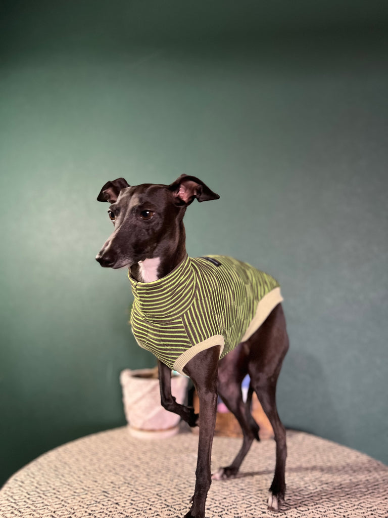 "HYGGE2"Stretch Wave Knit No-Sleeve No.1