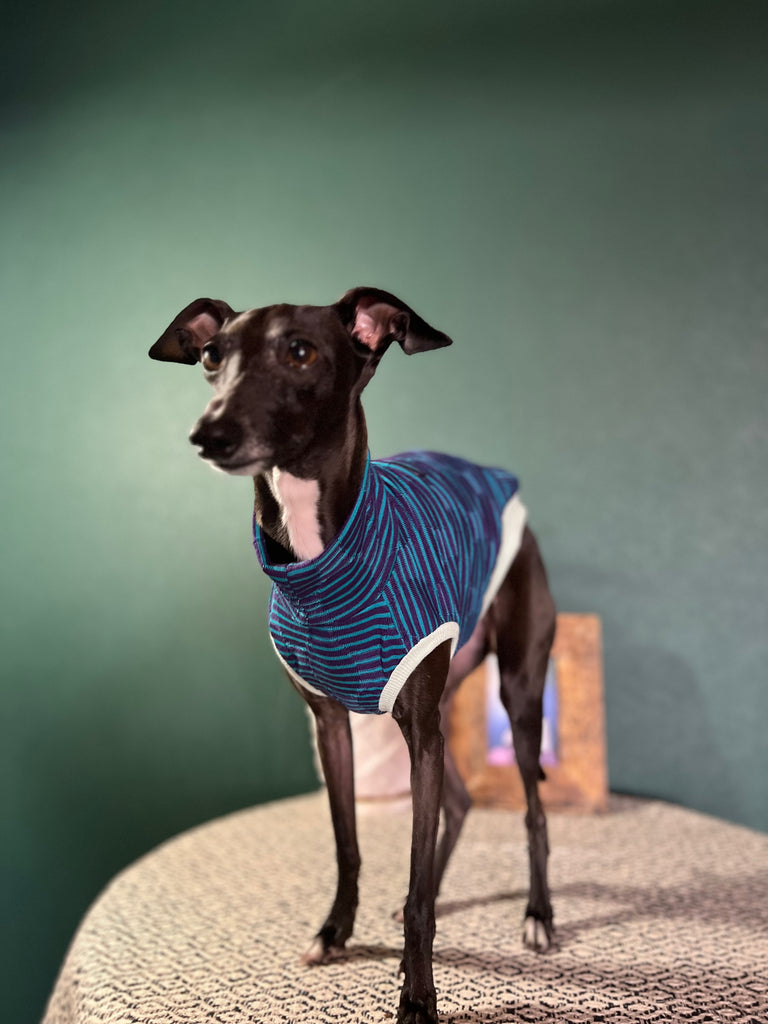 "HYGGE2"Stretch Wave Knit No-sleeve No.2