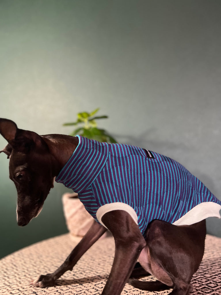 "HYGGE2"Stretch Wave Knit No-sleeve No.2