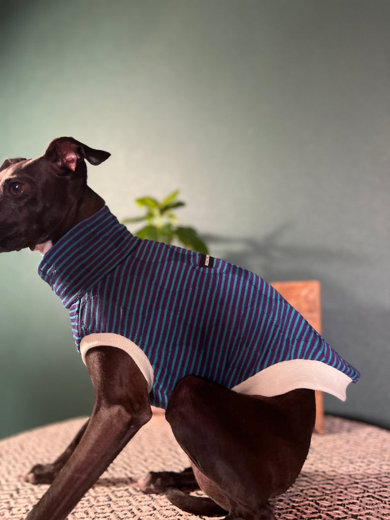 "HYGGE2"Stretch Wave Knit No-sleeve No.2