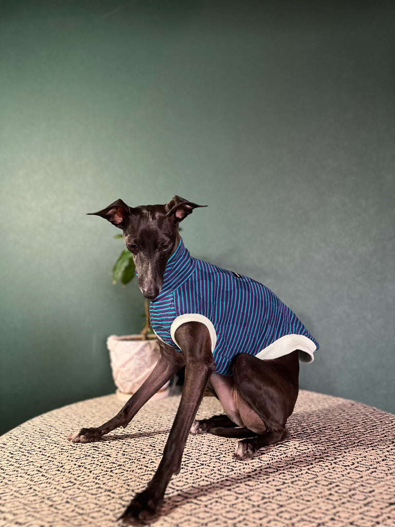 "HYGGE2"Stretch Wave Knit No-sleeve No.2