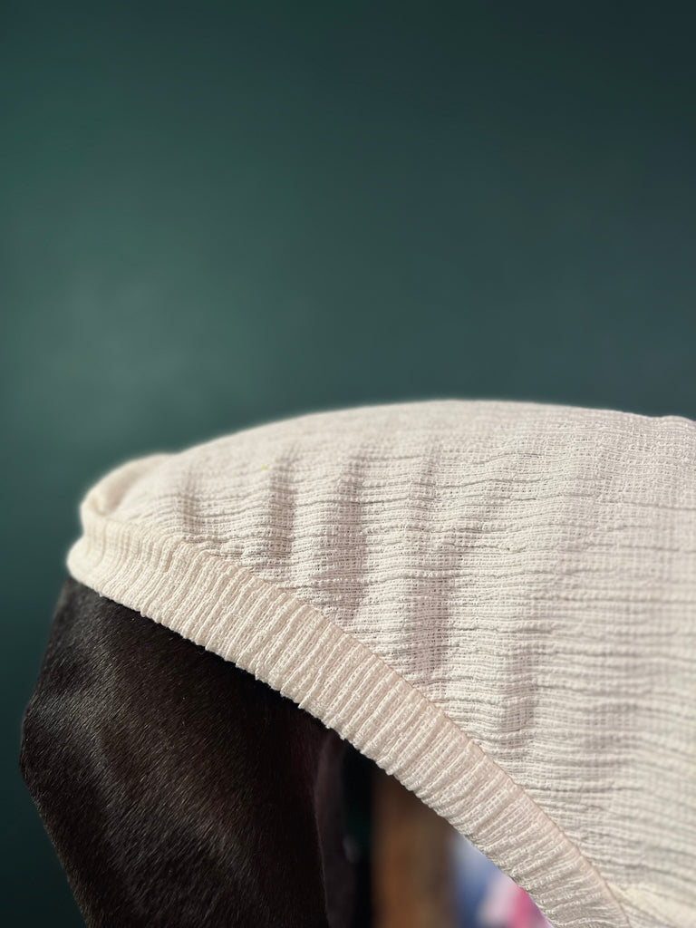 "HYGGE2"リンクルワープ Knit No-Sleeve White Color