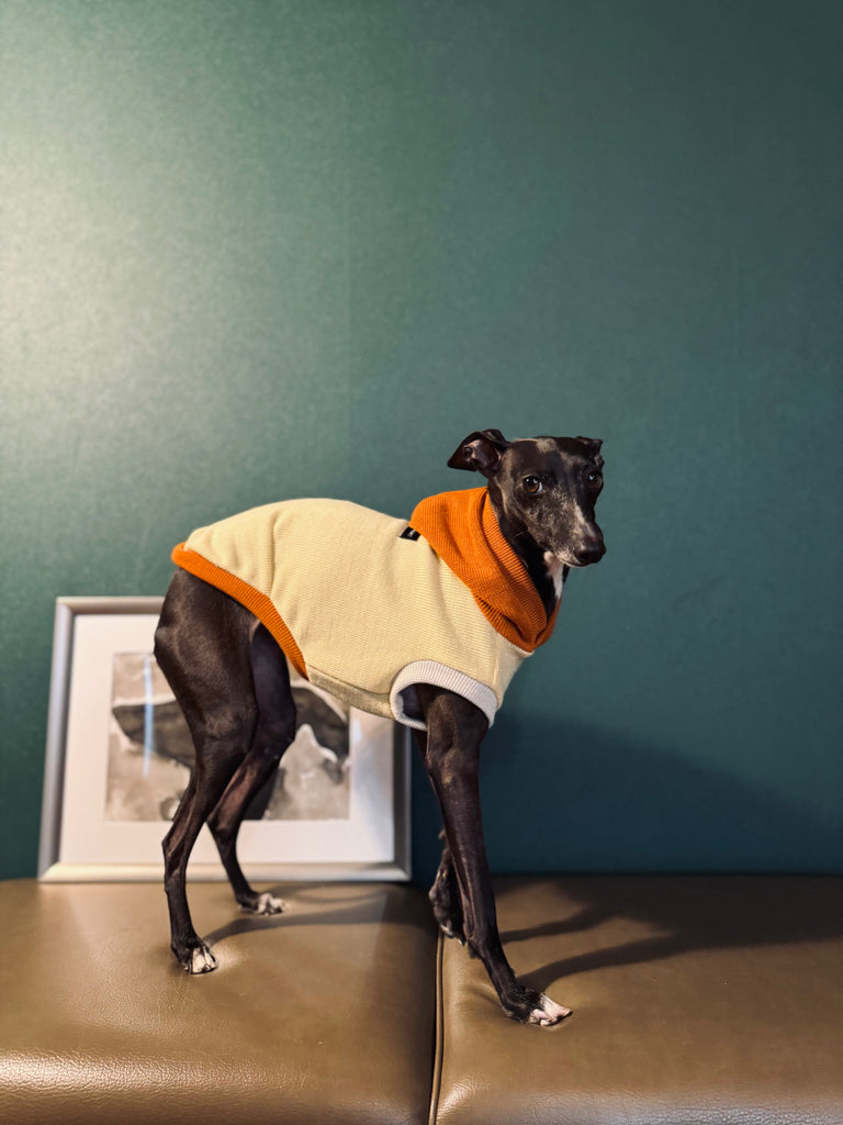 "HYGGE" Milano Knit Long Vest No-Sleeve -Yellow Color