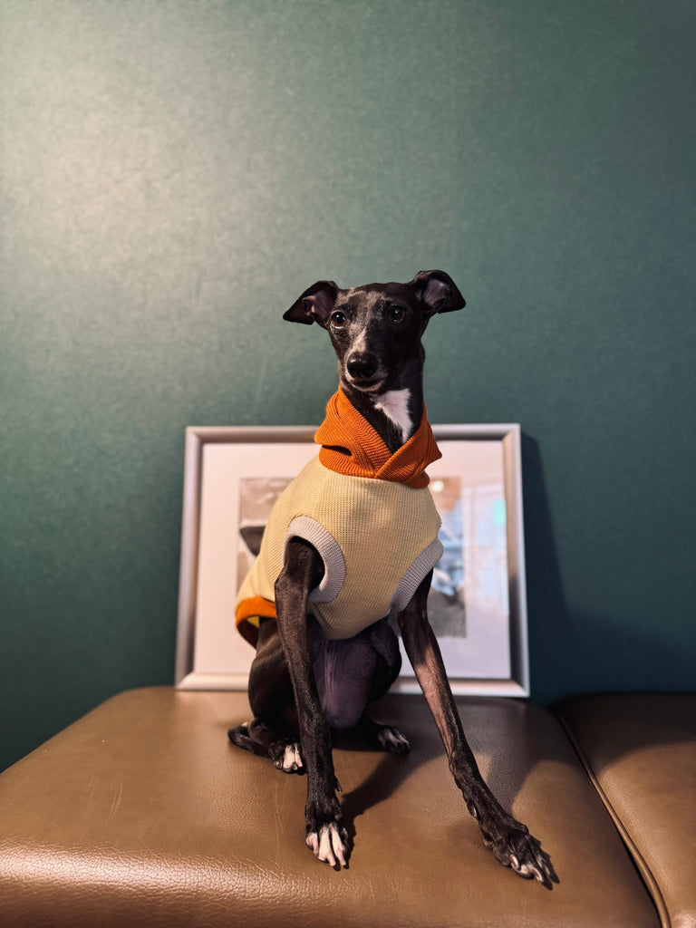 "HYGGE" Milano Knit Long Vest No-Sleeve -Yellow Color