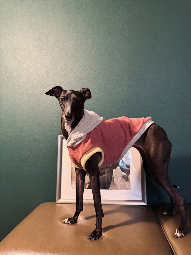 "HYGGE" Milano Knit Long Vest No-Sleeve -Pink Color