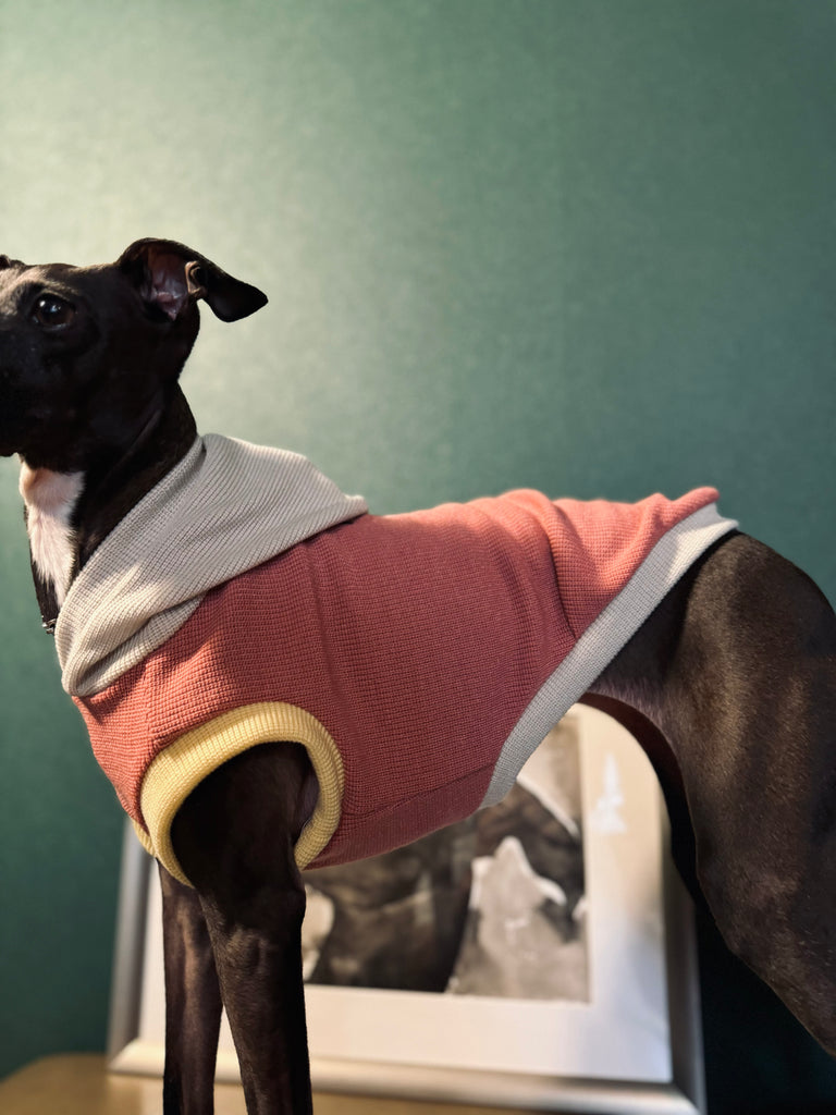 "HYGGE" Milano Knit Long Vest No-Sleeve -Pink Color