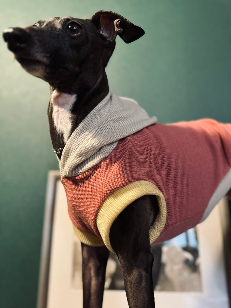 "HYGGE" Milano Knit Long Vest No-Sleeve -Pink Color