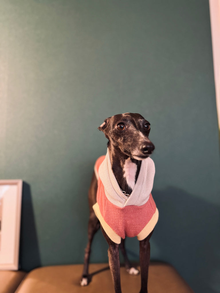 "HYGGE" Milano Knit Long Vest No-Sleeve -Pink Color