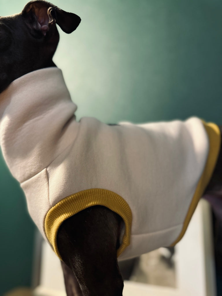 "HYGGE" Bonding Knit Short Vest  No-Sleeve- Sakura Pink Color