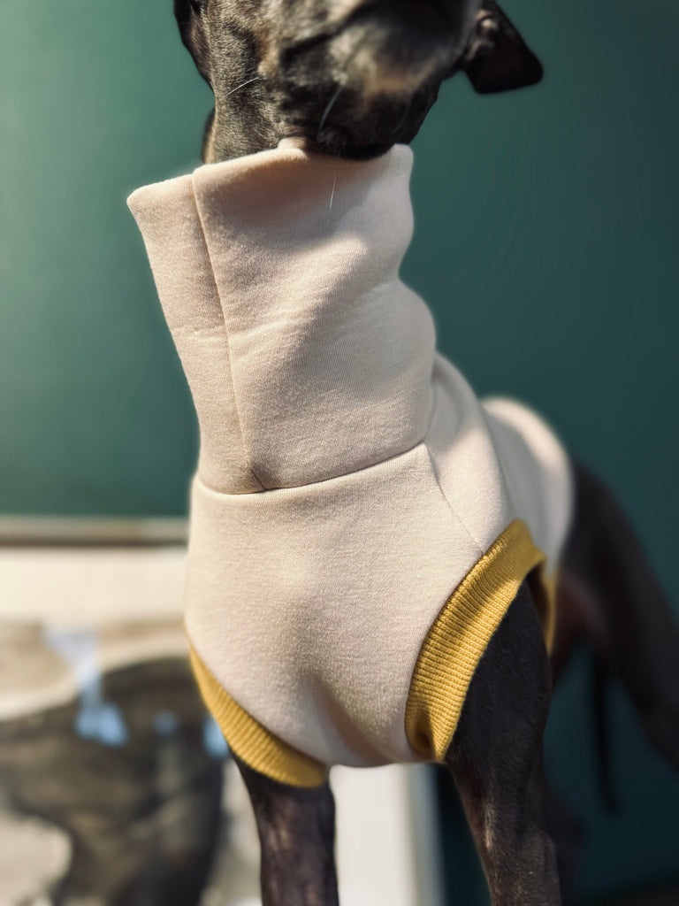 "HYGGE" Bonding Knit Short Vest  No-Sleeve- Sakura Pink Color