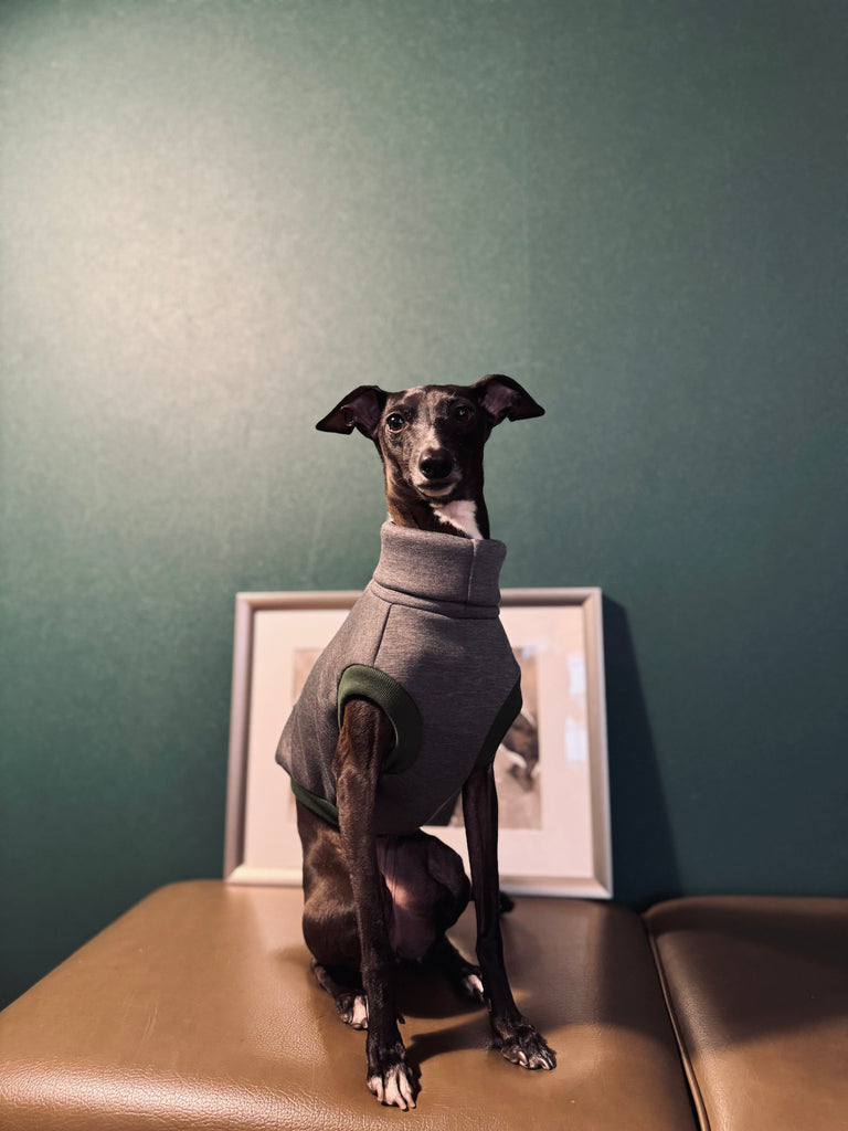 "HYGGE" Bonding Short Vest No-Sleeve-Grey Color