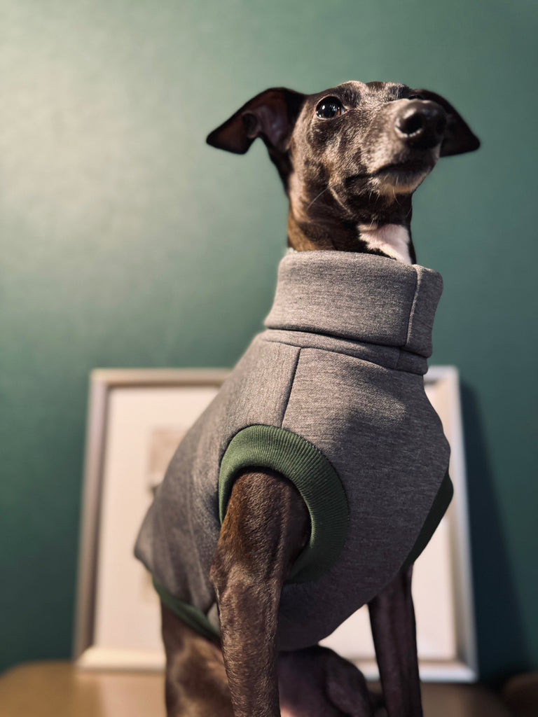 "HYGGE" Bonding Short Vest No-Sleeve-Grey Color