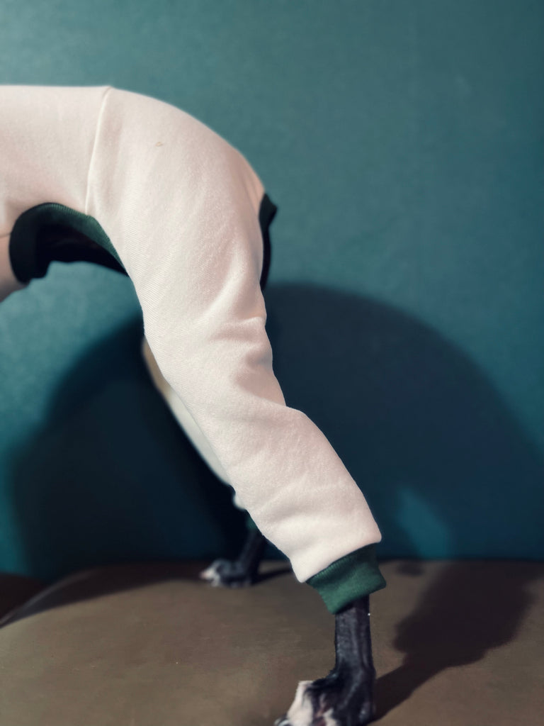 "Amore mio" Sweat rompers white body color