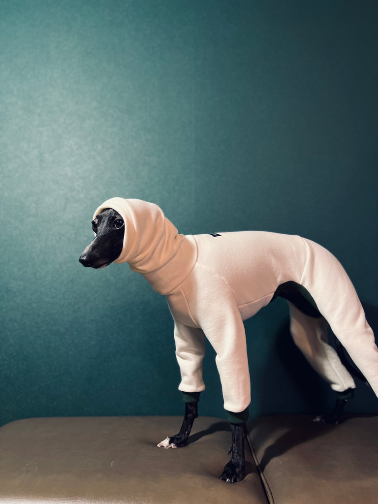 "Amore mio" Sweat rompers white body color