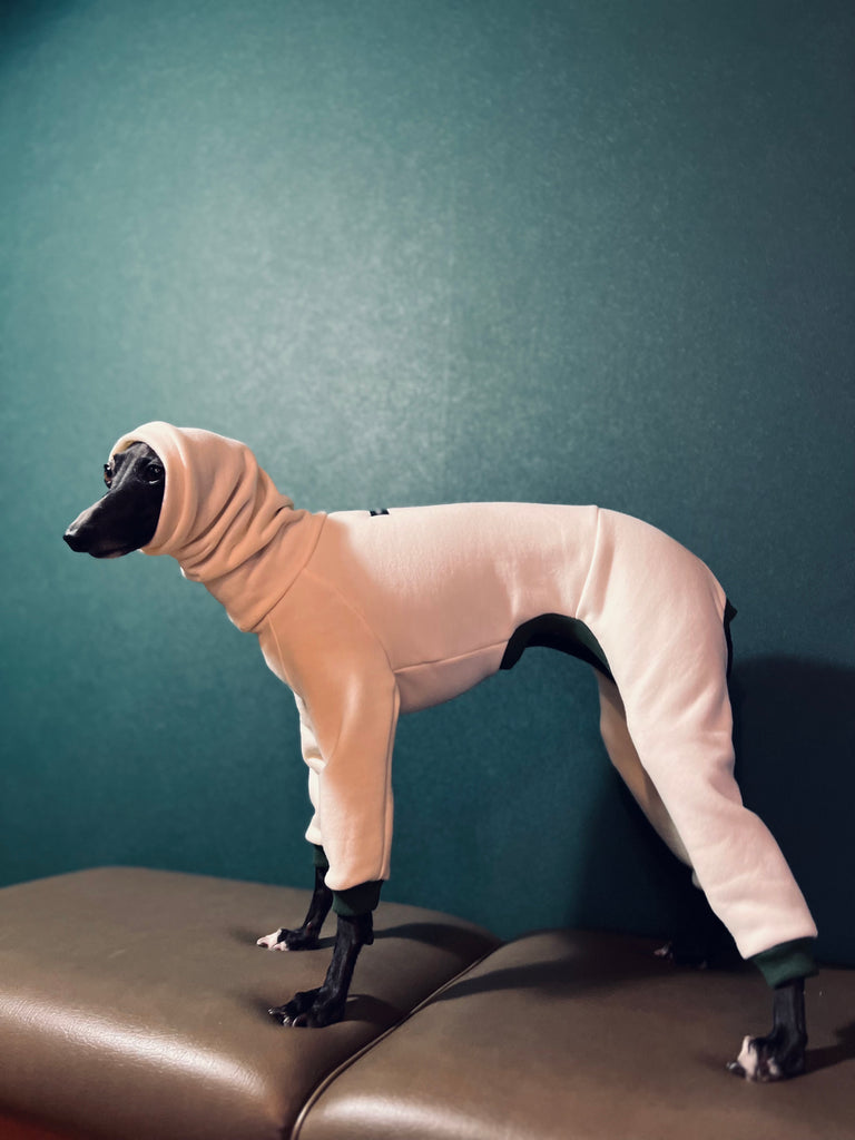 "Amore mio" Sweat rompers white body color