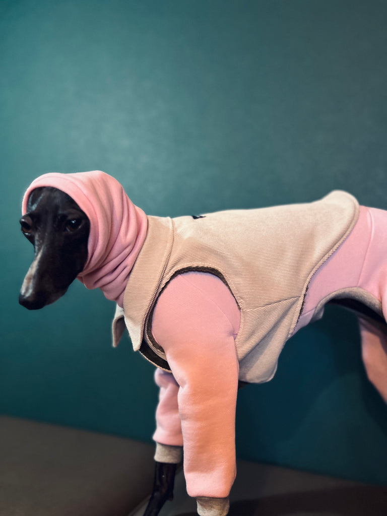 "Amore mio" Sweat Rompers babypink body color