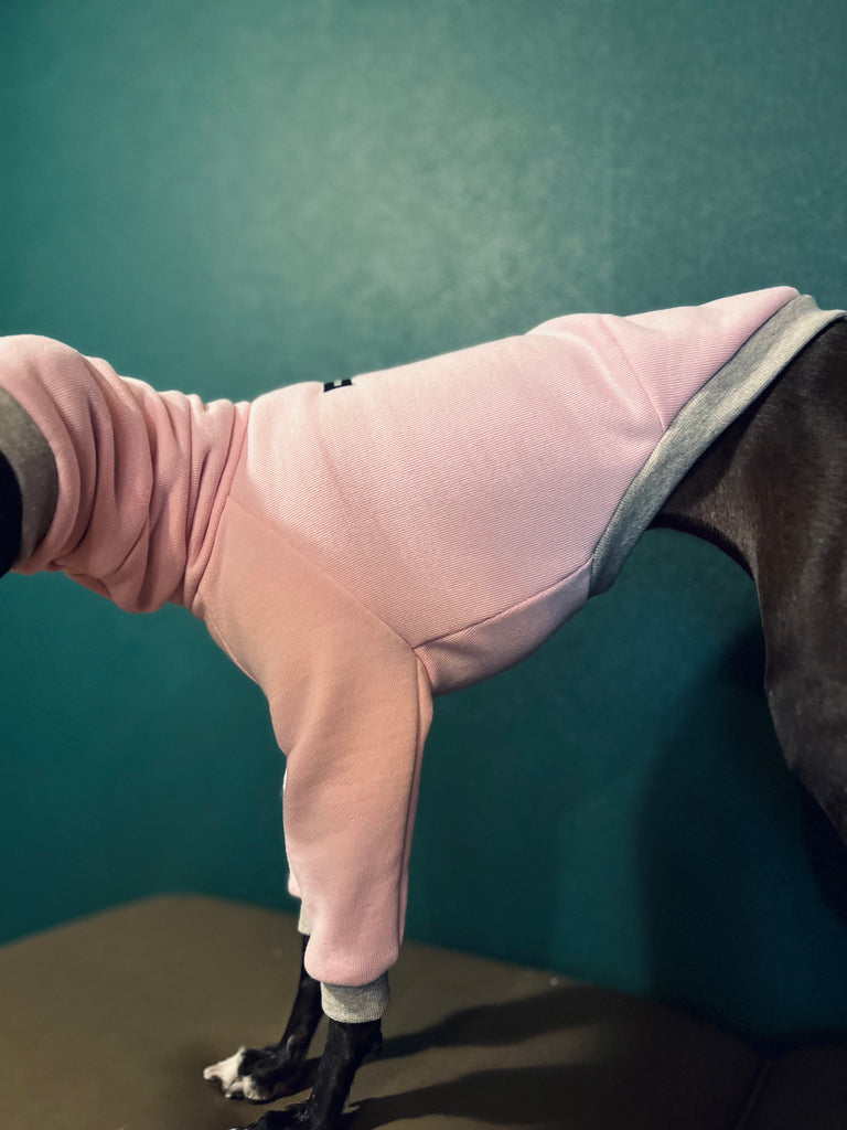 "Amore mio" sweat pullover babypink body color