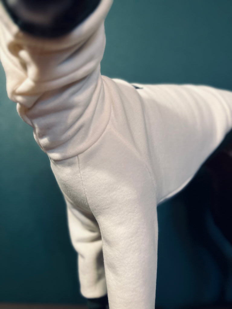 "Amore mio" sweat pullover white body color