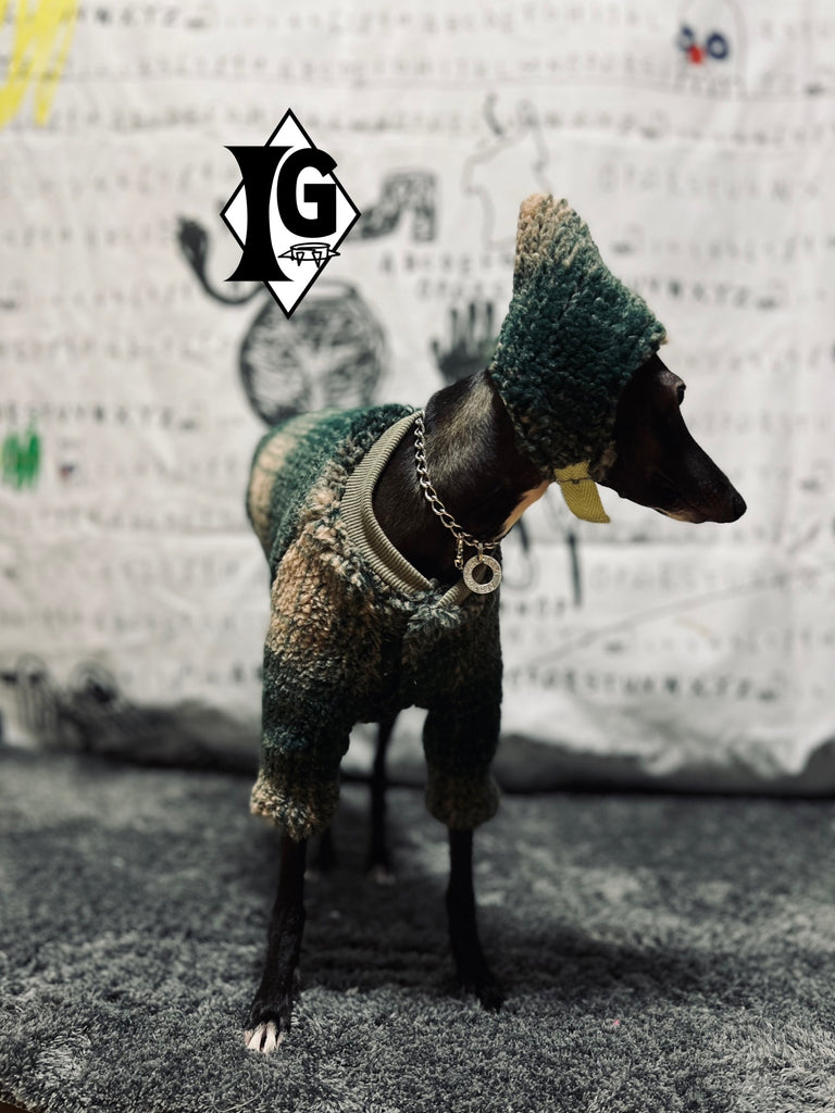 "Breeding for whom?" JACKET&CAP-GREEN