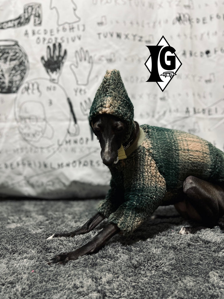 "Breeding for whom?" JACKET&CAP-GREEN