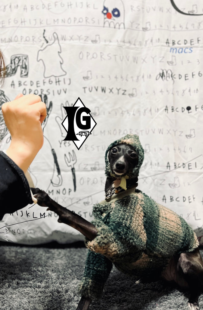 "Breeding for whom?" JACKET&CAP-GREEN