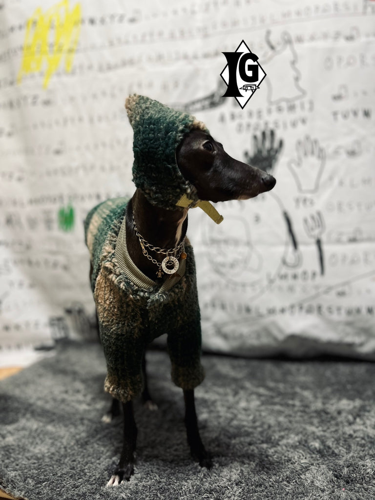 "Breeding for whom?" JACKET&CAP-GREEN