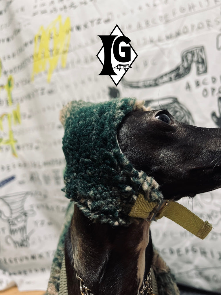 "Breeding for whom?" JACKET&CAP-GREEN