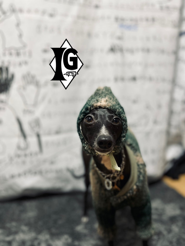 "Breeding for whom?" JACKET&CAP-GREEN