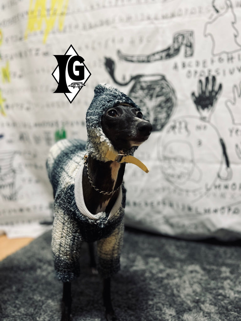 "Breeding for whom?" JACKET&CAP-NAVY