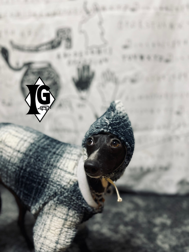 "Breeding for whom?" JACKET&CAP-NAVY