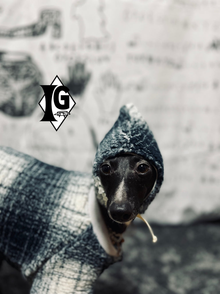 "Breeding for whom?" JACKET&CAP-NAVY