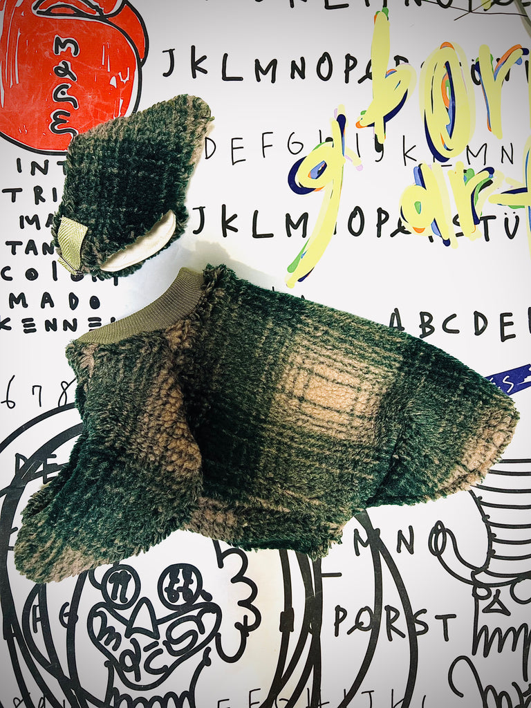 "Breeding for whom?" JACKET&CAP-GREEN
