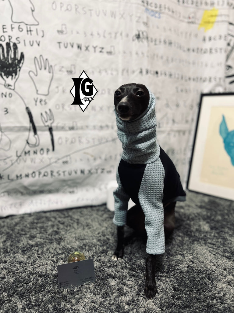 "I'm so picky" Turtleneck Pullover-NAVY