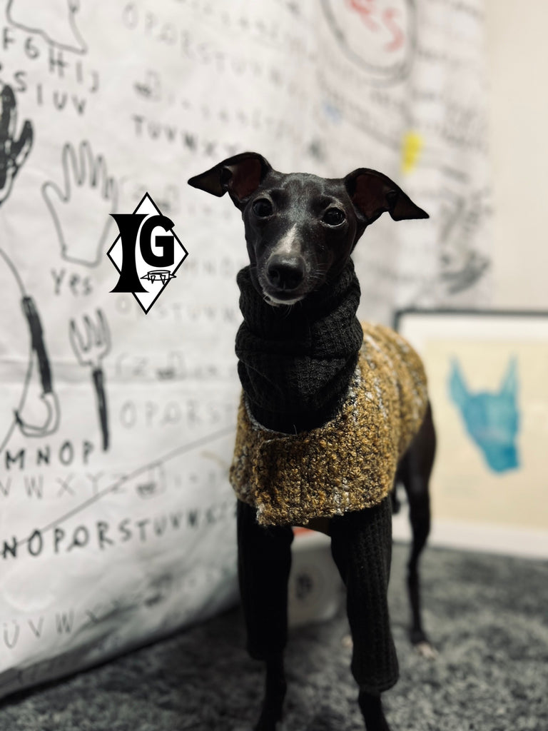 "I'm so picky" Tweed Vest-DARK BROWN