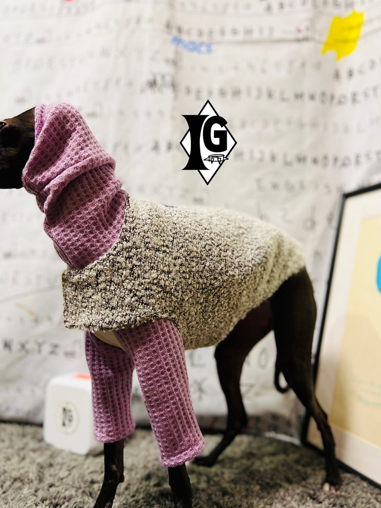 "I'm so picky" Tweed Vest-WHITE GRAY