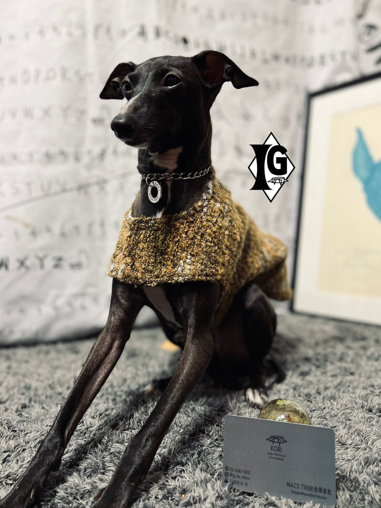"I'm so picky" Tweed Vest-DARK BROWN