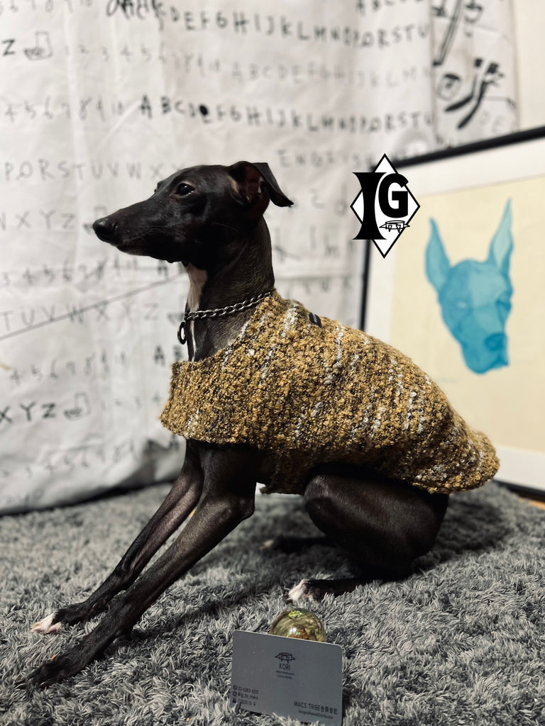 "I'm so picky" Tweed Vest-DARK BROWN