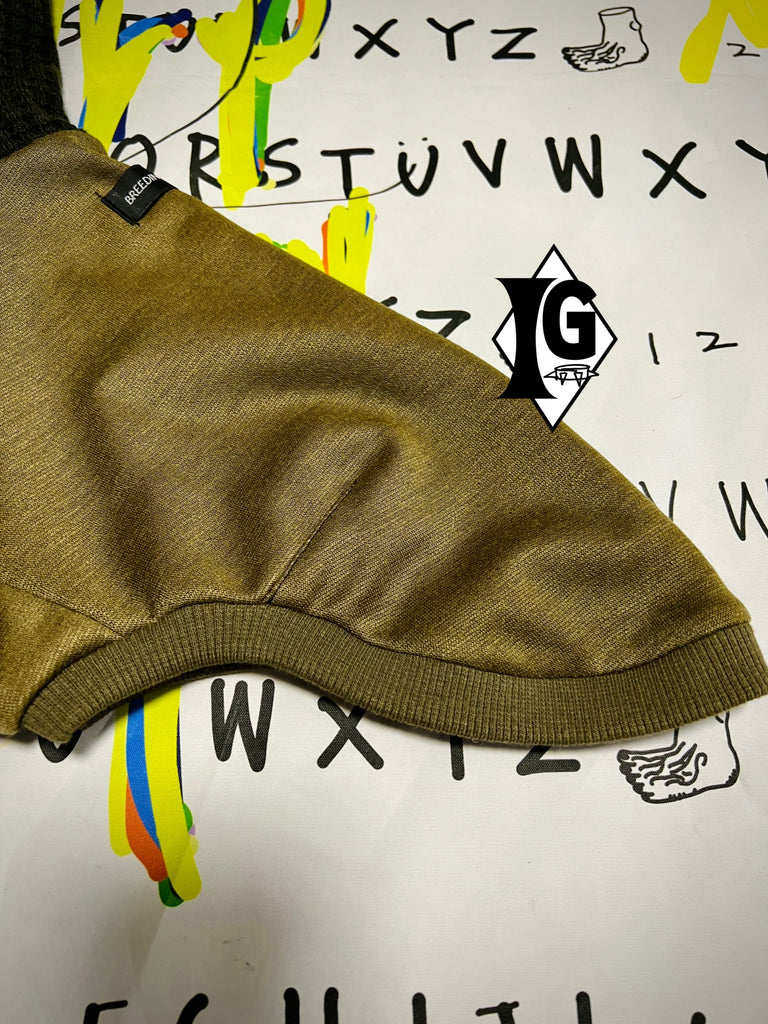 "I'm so picky" Turtleneck Pullover- KHAKI