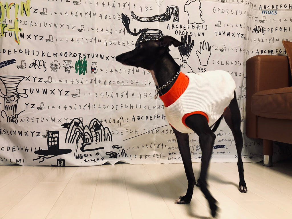 "A.M.10:00"No-Sleeve -WHITE