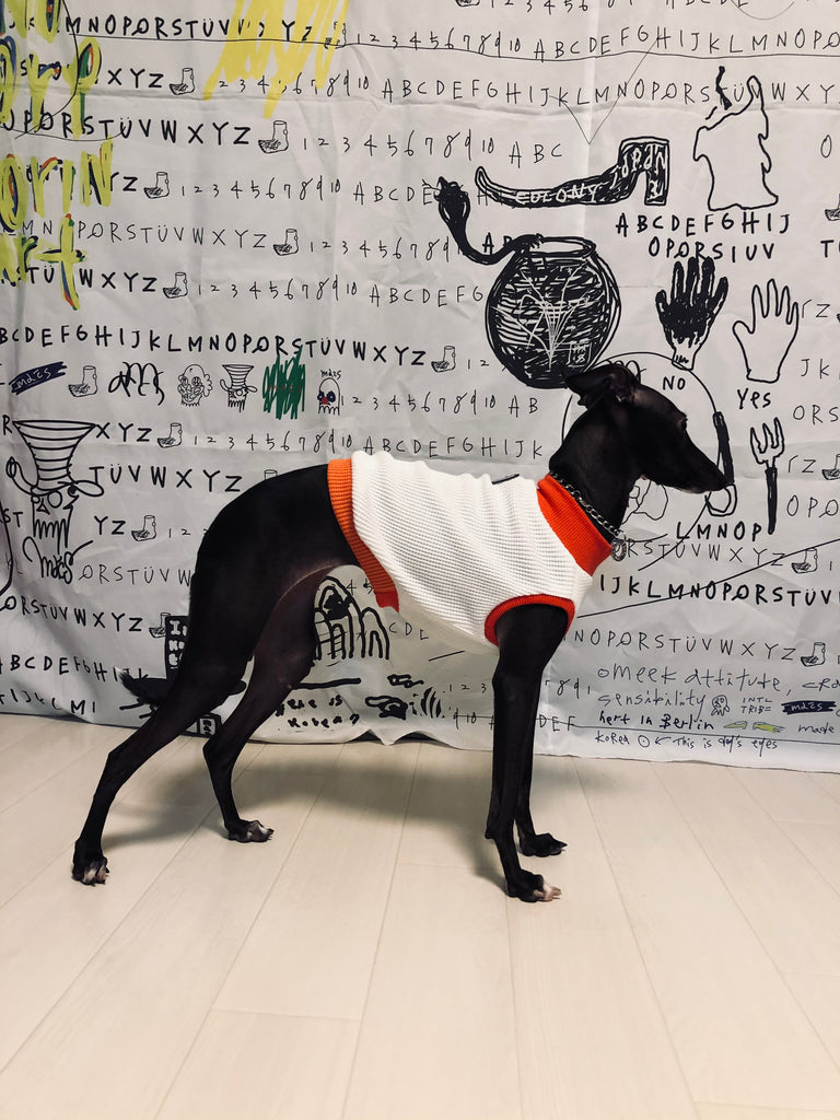 "A.M.10:00"No-Sleeve -WHITE