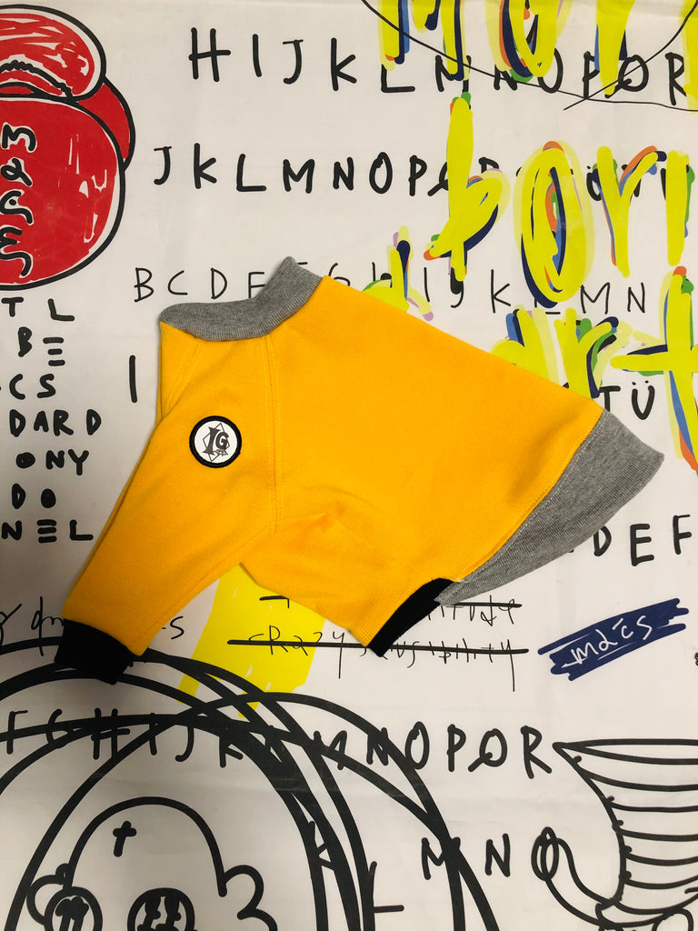 "A.M.10:00" T-Shirt -YELLOW